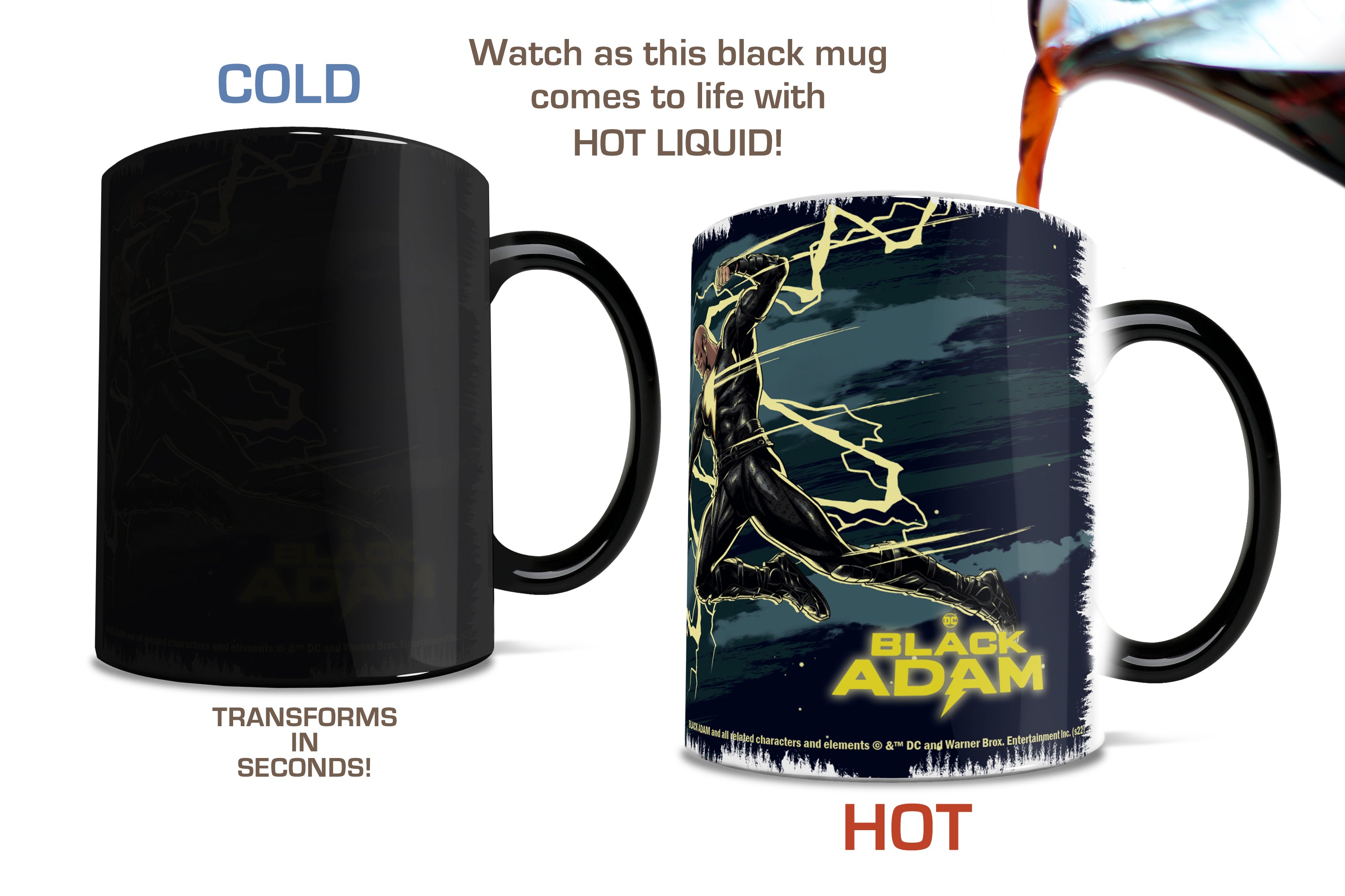 Black Adam (Hawkman Vs. Black Adam) Morphing Mugs® Heat-Sensitive Mug MMUG1414